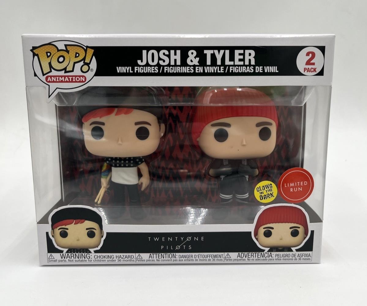 Funko Pop!  Twenty One Pilots: Josh & Tyler (Glows in the Dark - Limited Run) [2-Pack]
