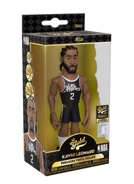 Funko Gold Los Angeles Clippers Kawhi Leonard City Edition Uniform 5 Inch Figure 3000 Pieces Exc.