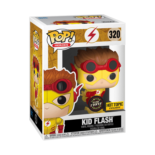 Funko Pop! DC Super Heroes: Kid Flash (Chase) [Hot Topic Exclusive] #320