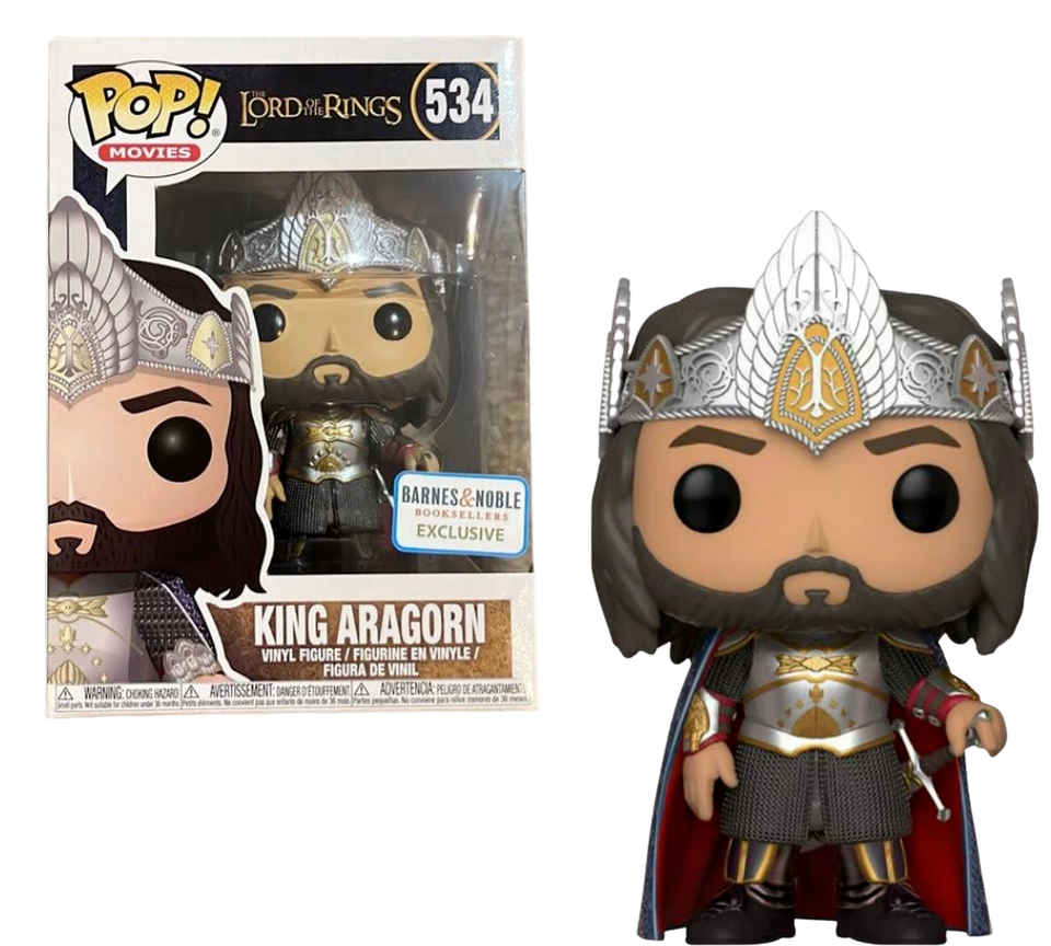 Funko Pop! The Lord of the Rings: King Aragorn (Barnes & Noble Exclusive) #534