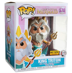 Funko Pop! The Little Mermaid # 570 King Triton 6 Inch