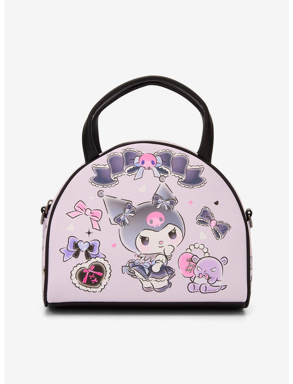 Loungefly Kuromi & Baku Ribbon Dome Crossbody Bag