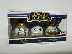 Funko League of Legends: Draven: Poro / Poro / Gentleman: Poro (GameStop Exclusive) Vinyl Figure 3-Pack