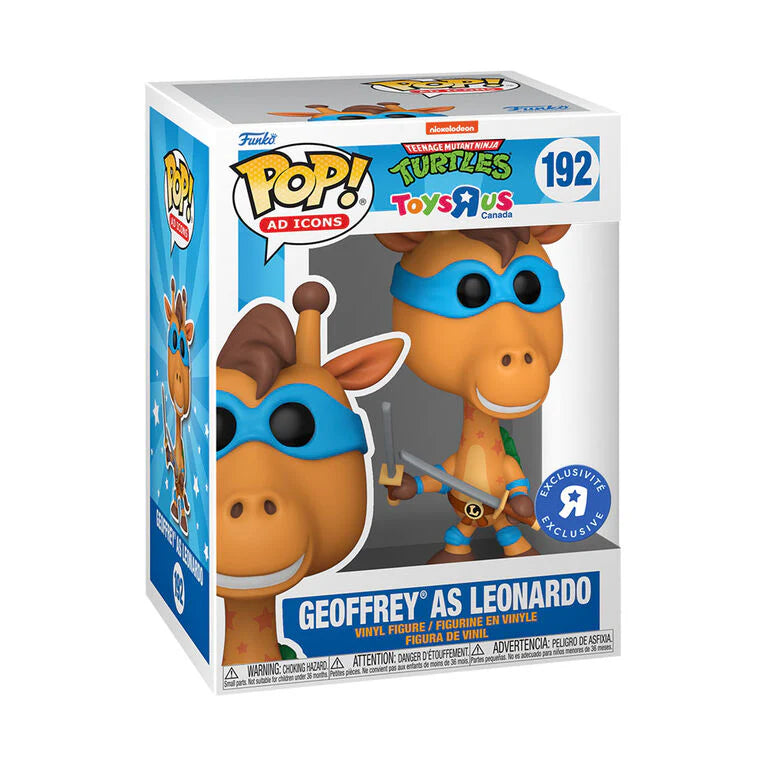Funko Pop! Teenage Mutant Ninja Turtles: Geoffrey as Leonardo (Toys R Us Exclusive) #192