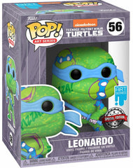 Funko Pop! Teenage Mutant Ninja Turtles: Leonardo (Art Series) (Special Edition) #56 (Hard Stack Included)