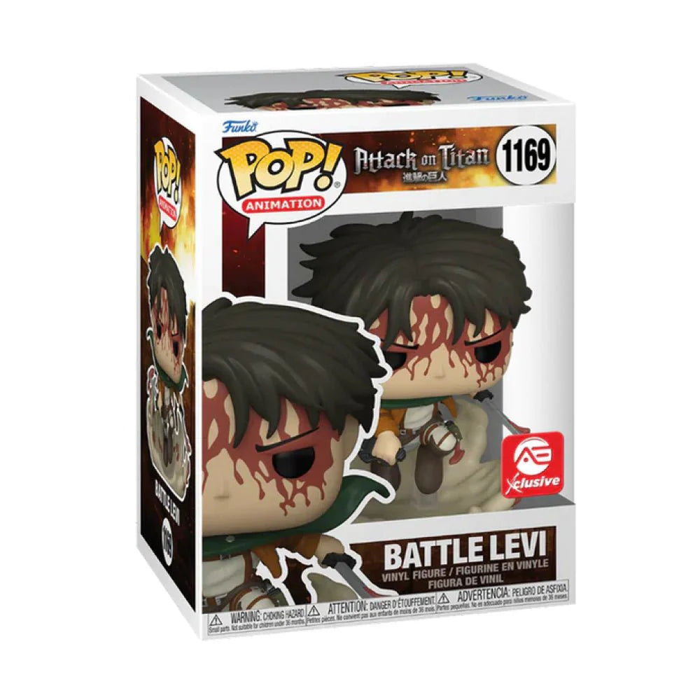 Funko Pop! Attack on Titan: Battle Levi (AE Exclusive) #1169