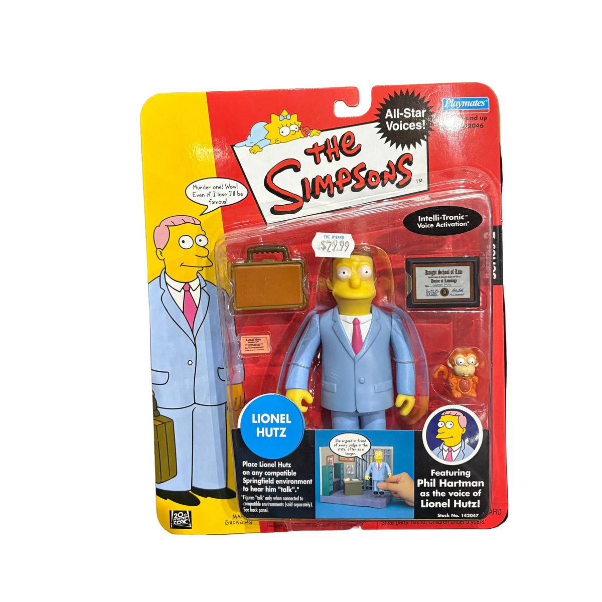 Playmates: The Simpsons - World of Springfield Interactive Lionel Hutz