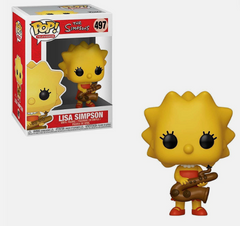 FUNKO POP TELEVISION THE SIMPSONS #497 LISA SIMPSON (SAXOPHONE) VINYL FIGURE