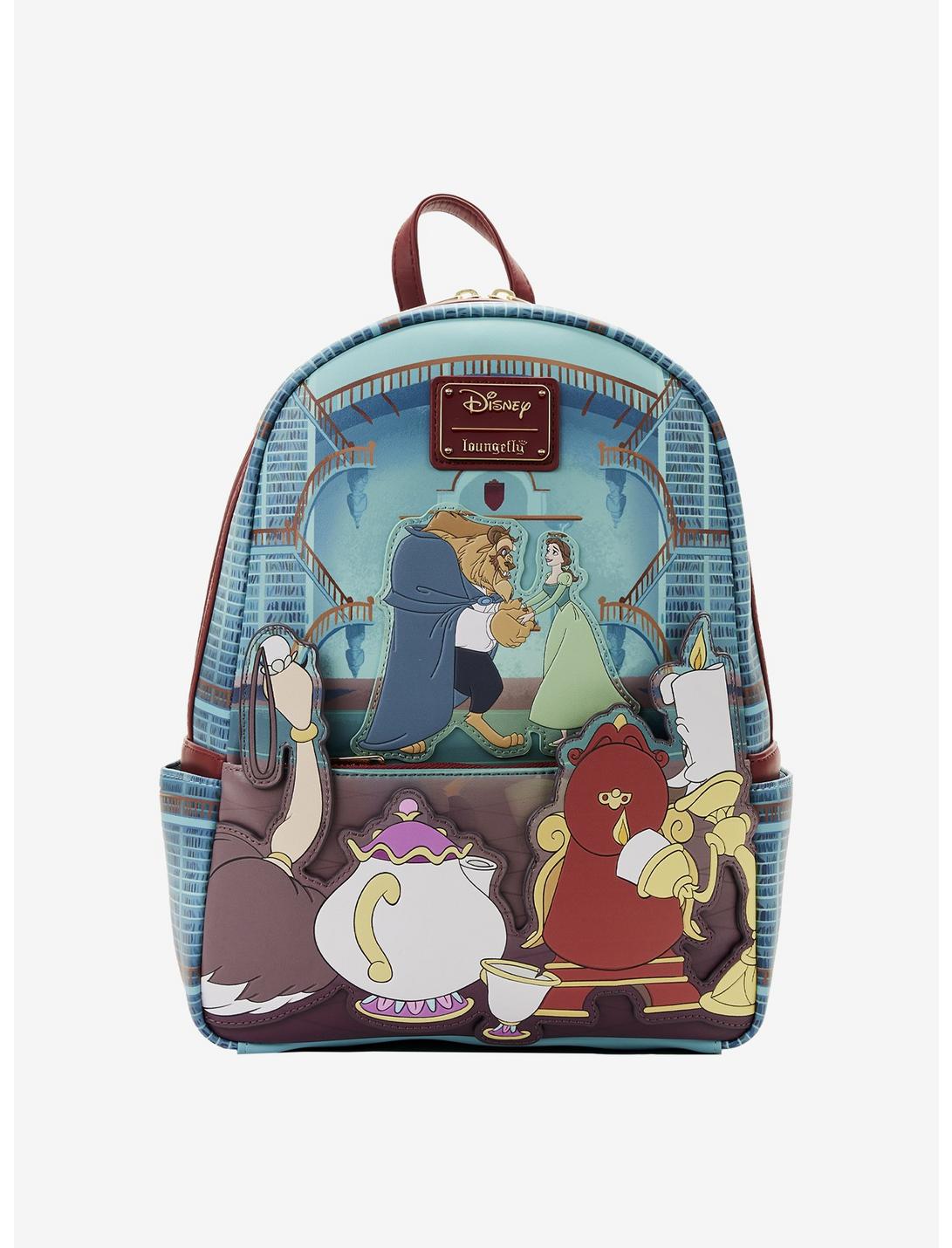 Loungefly Disney Beauty and the Beast Library Mini Backpack
