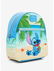 Loungefly Disney Lilo & Stitch Turtle Beach Mini Backpack