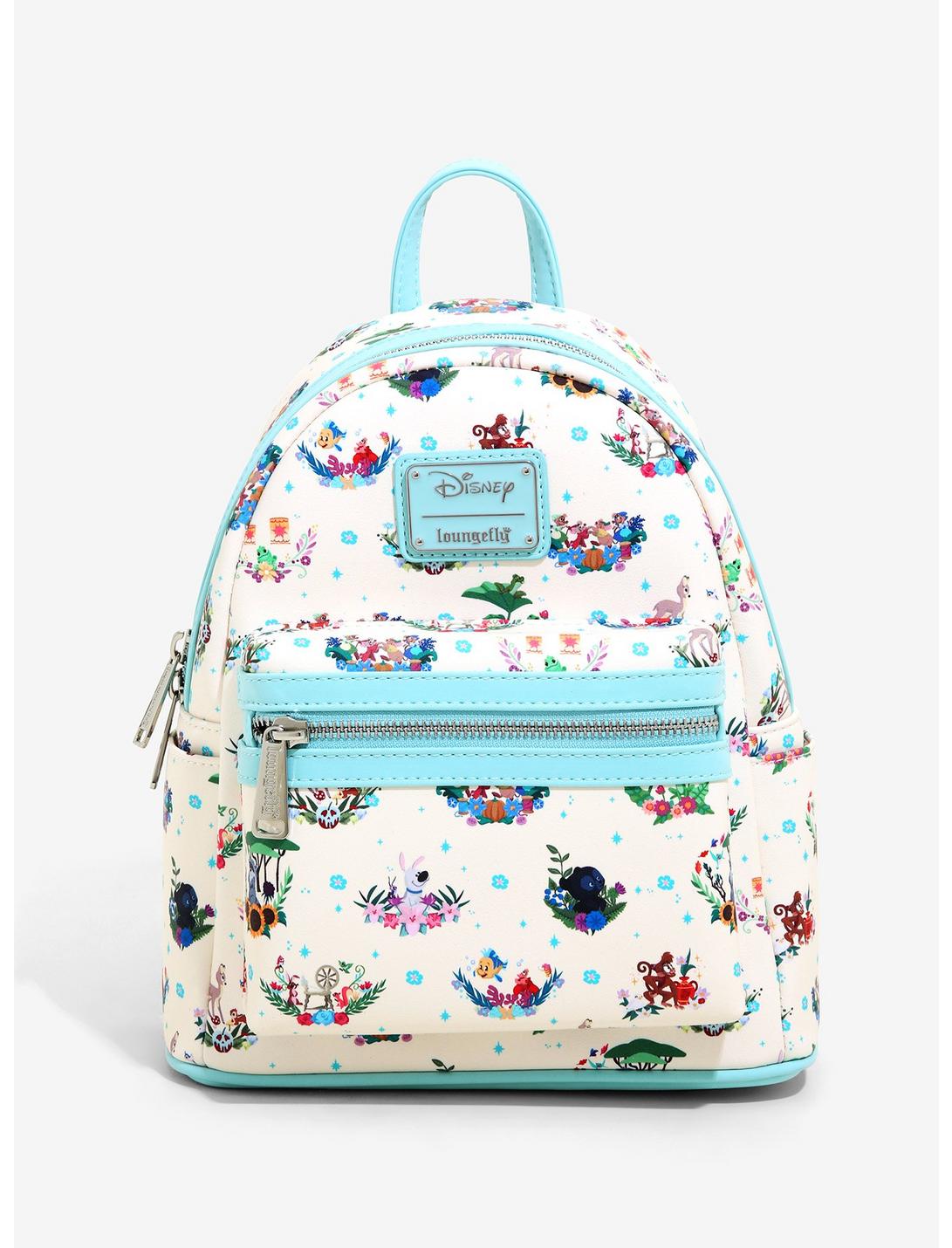 Loungefly Disney Princess Companion Floral Mini Backpack - BoxLunch Exclusive