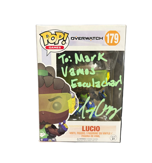Funko Pop! Overwatch: Lucio (signed by Jonny Cruz - No COA) #179