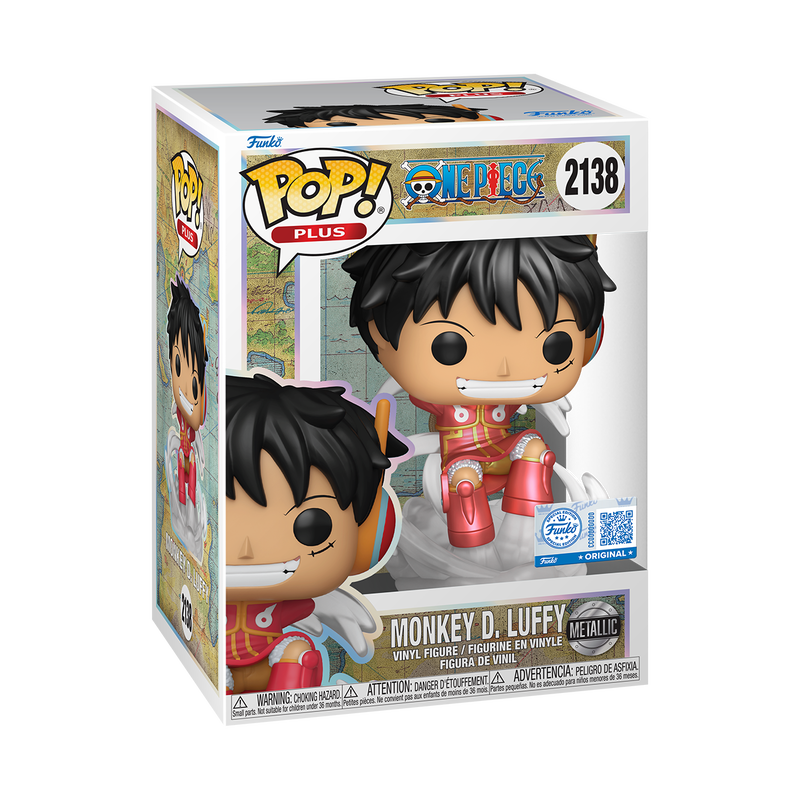 Funko Pop! One Piece: Monkey D. Luffy (Metallic) #2138