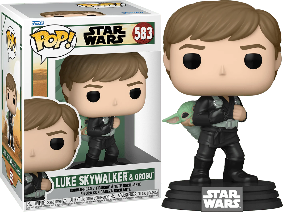 Funko Pop! Luke Skywalker & Grogu #583