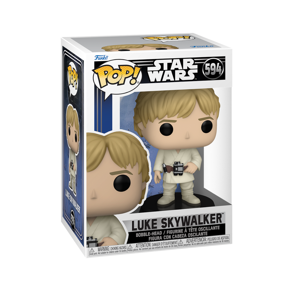 Funko Pop! Star Wars: A New Hope: Luke Skywalker #594 boxed