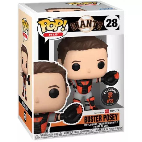 Funko Pop Buster Posey San Francisco BP28 Exclusive number 28 boxed figure