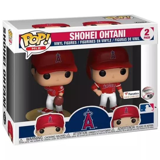 Funko Pop! Shohei Ohtani Los Angeles Angels Fanatics Exclusive 2-Pack boxed set