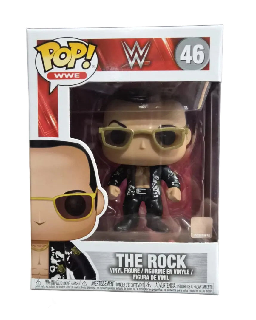 Funko Pop! WWE: The Rock (Chase) #46 (Missing Chase Sticker)