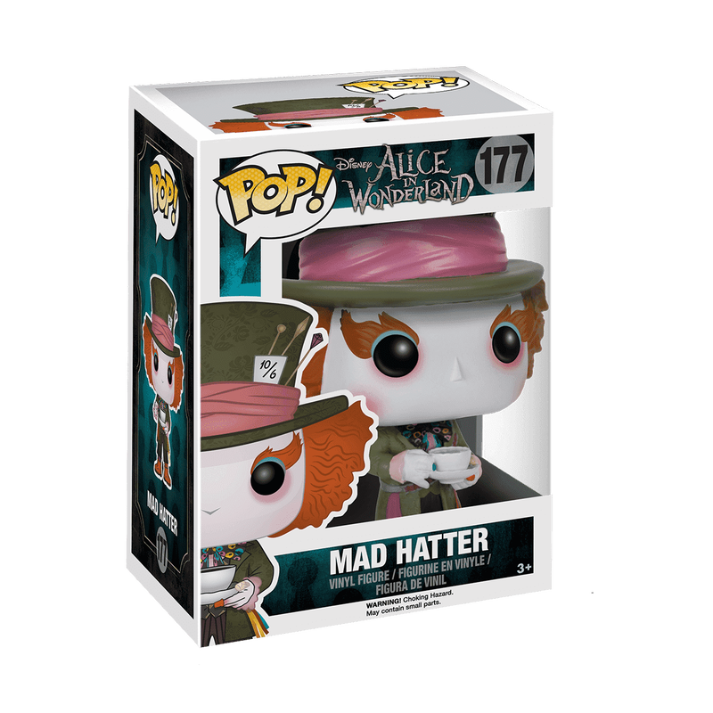 Funko Pop! Alice in Wonderland: Mad Hatter #177 (some box damage)