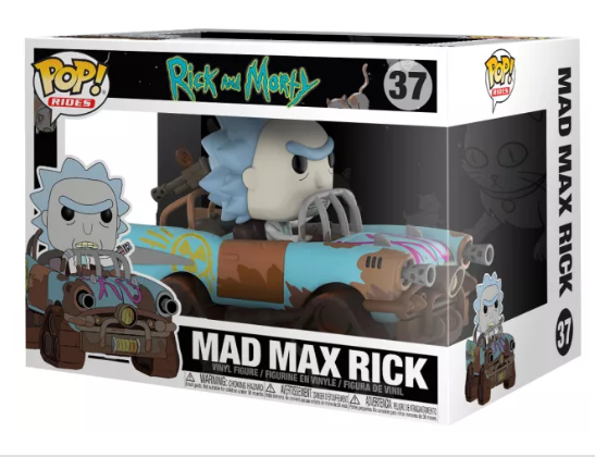 Funko Pop! Rick and Morty (Rides) – Mad Max Rick #37