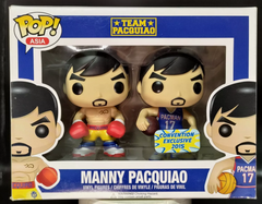 FUNKO POP! RARE Asia "Manny Pacquiao (Boxer & Coach/Player)" 2-Pack [VAULTED]