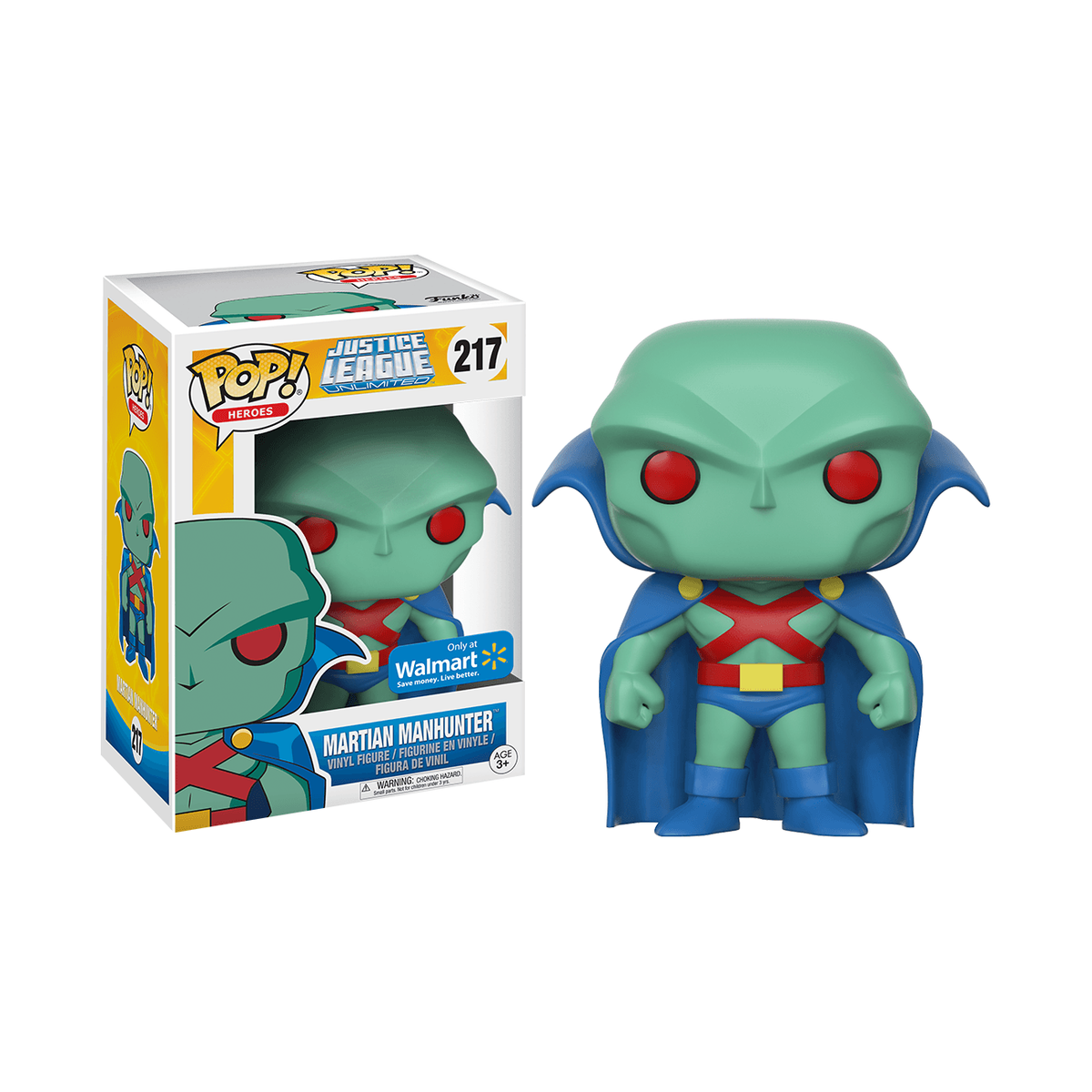 Funko Pop! Martian Manhunter (Walmart Exclusive) #217