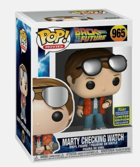 Funko Pop! Movies Back To The Future Marty Checking Watch #965 Summer Convention