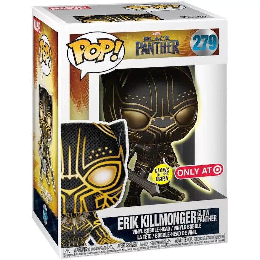 Funko Pop! Black Panther: Erik Killmonger (Glow) (Target Exclusive) #279