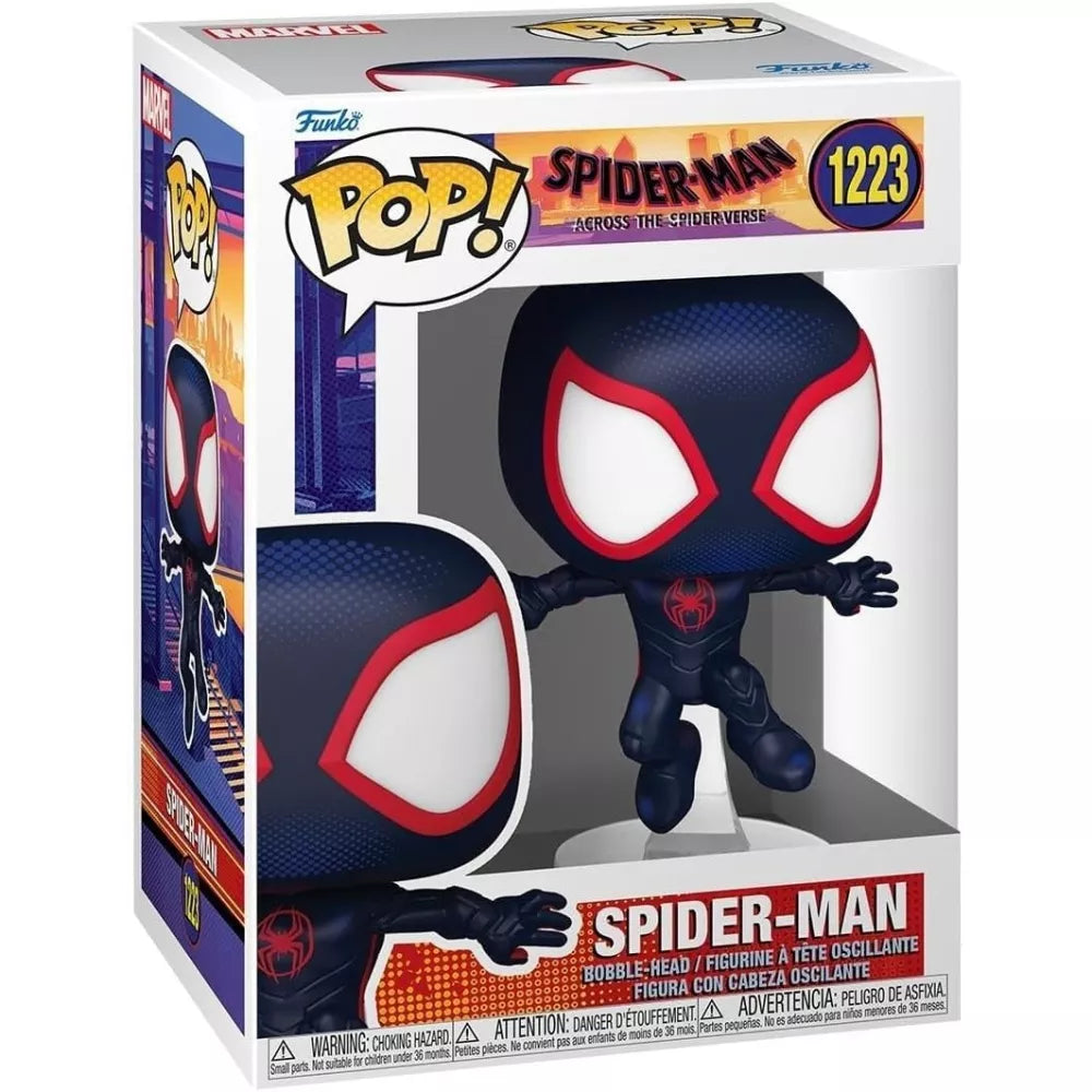 Funko Pop Spider-Man Across the Spider-Verse Spider-Man number 1223 boxed figure