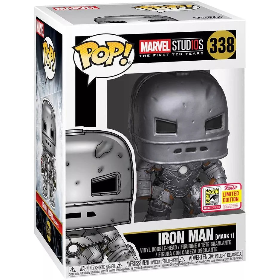 Funko Pop! Marvel Studios: Iron Man Mark 1 (2018 SDCC Limited Edition) #338