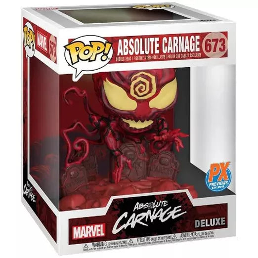 Funko Pop! Marvel: Absolute Carnage (PX Previews Exclusive) #673 (peeling off sticker)