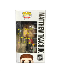 Funko Pop! Calgary Flames: Matthew Tkachuk (Signed by Matthew Tkachuk - COA) #62