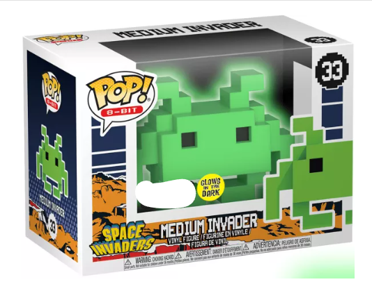 Funko Pop! Space Invaders – Medium Invader green GITD EB GAMES EXC