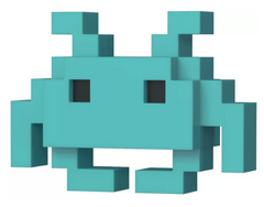 Funko Pop! Space Invaders – Medium Invader (Blue Pixel) #33