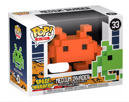 Funko Pop! Space Invaders – Medium Invader #33 Orange Eb games exc
