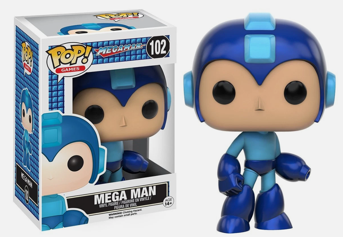 Funko POP! Games ~ MEGA MAN (ROCKMAN) VINYL FIGURE #102 ~ CAPCOM