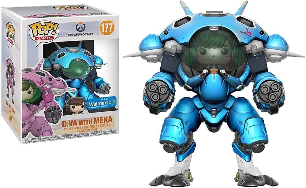 Funko Pop! Overwatch: D.VA with Meka (Walmart Exclusive) #177
