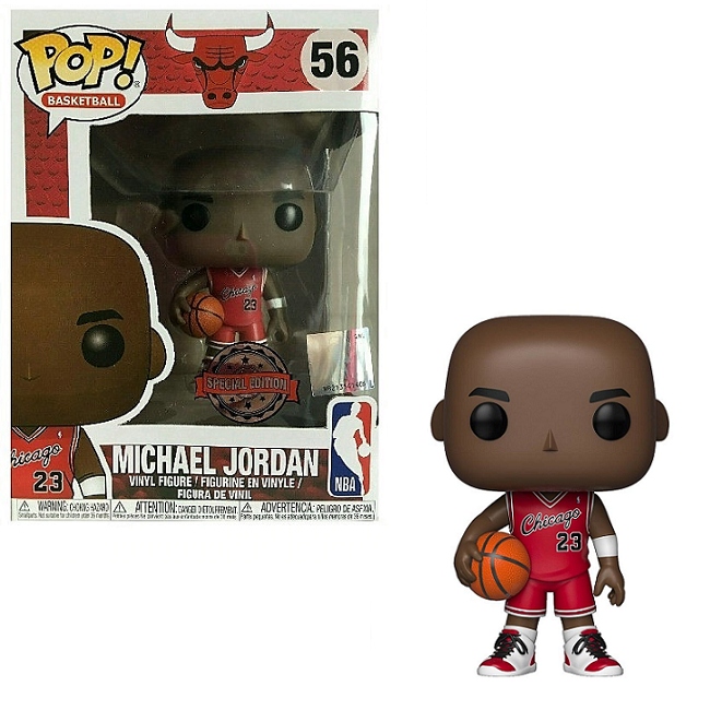 Funko Pop! NBA Chicago Bulls: Michael Jordan (Rookie Uniform) (Special Edition) #56 in retail box