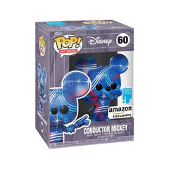 Funko Pop! Disney: Conductor Mickey (Art Series) (Amazon Exclusive) #60 (hard stack included)