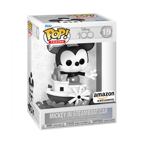 Funko Pop! Disney 100: Mickey in Steamboat Car (Amazon Exclusive) #19