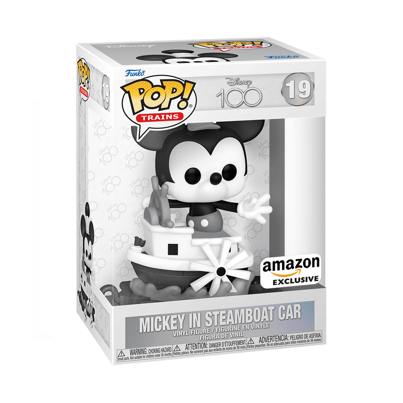 Funko Pop! Disney 100: Mickey in Steamboat Car (Amazon Exclusive) #19