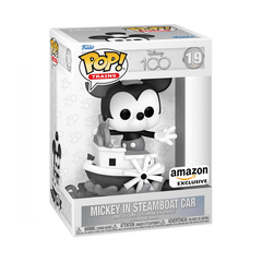 Funko Pop! Disney 100: Mickey in Steamboat Car (Amazon Exclusive) #19