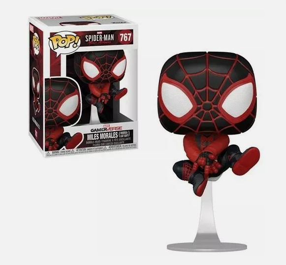 Marvel Spider-Man POP! Games Miles Morales Vinyl Figure #767 [Bodega Cat Suit]