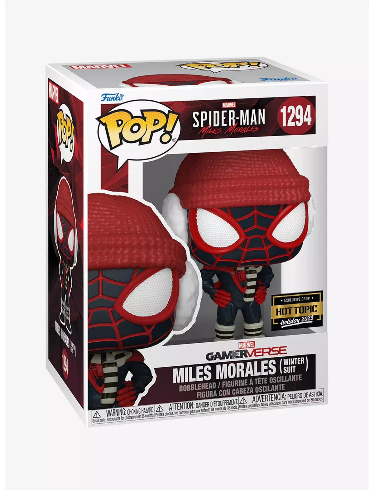 Funko Pop! Miles Morales (Winter Suit) [Hot Topic Exclusive] #1294