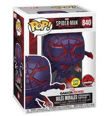 Funko Pop! Games: Spider-Man Miles Morales: Miles Morales (Programmable Matter Suit) (Glow) (EB Games Canada Exclusive)