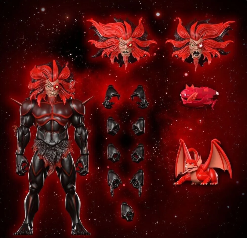 Super7 Mon*Star Limbo Mob Kingpin Pre-Transformation SilverHawks Ultimates 7" Figure
