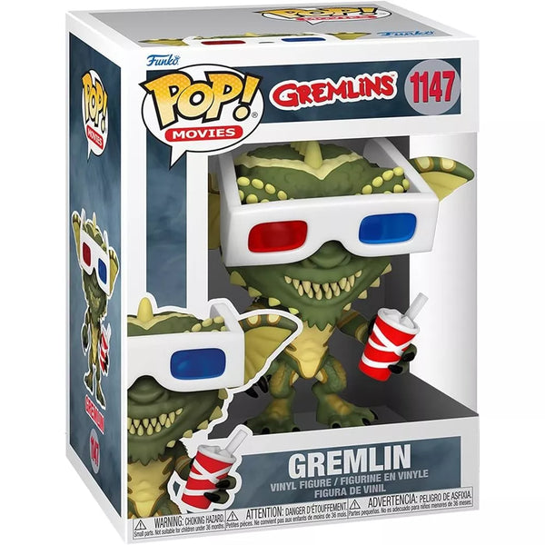 Funko Pop! Gremlins: Gremlin with 3D Glasses #1147 (Sticker on Screen)