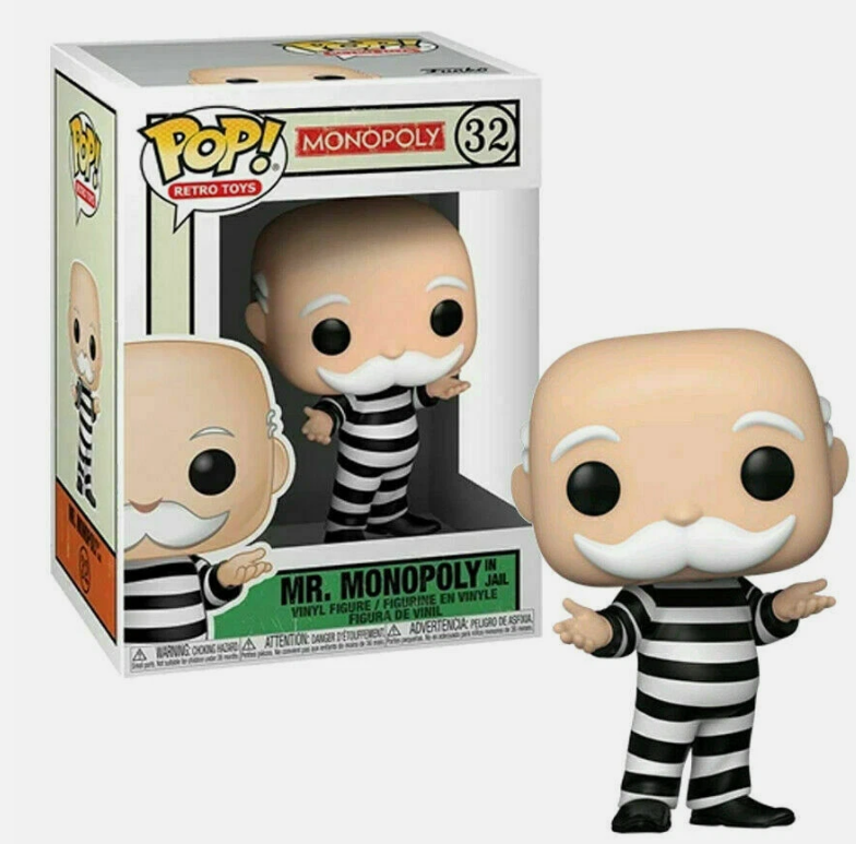 Mr. Monopoly In Jail POP Vinyl Figure #32 Funko