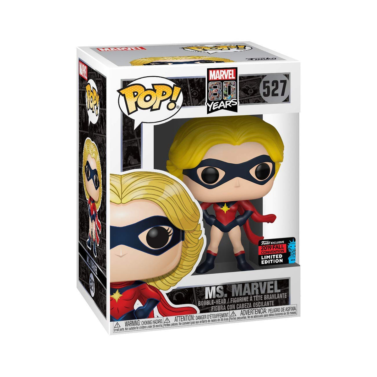 Funko Pop! Ms. Marvel (2019 Fall Convention) #527