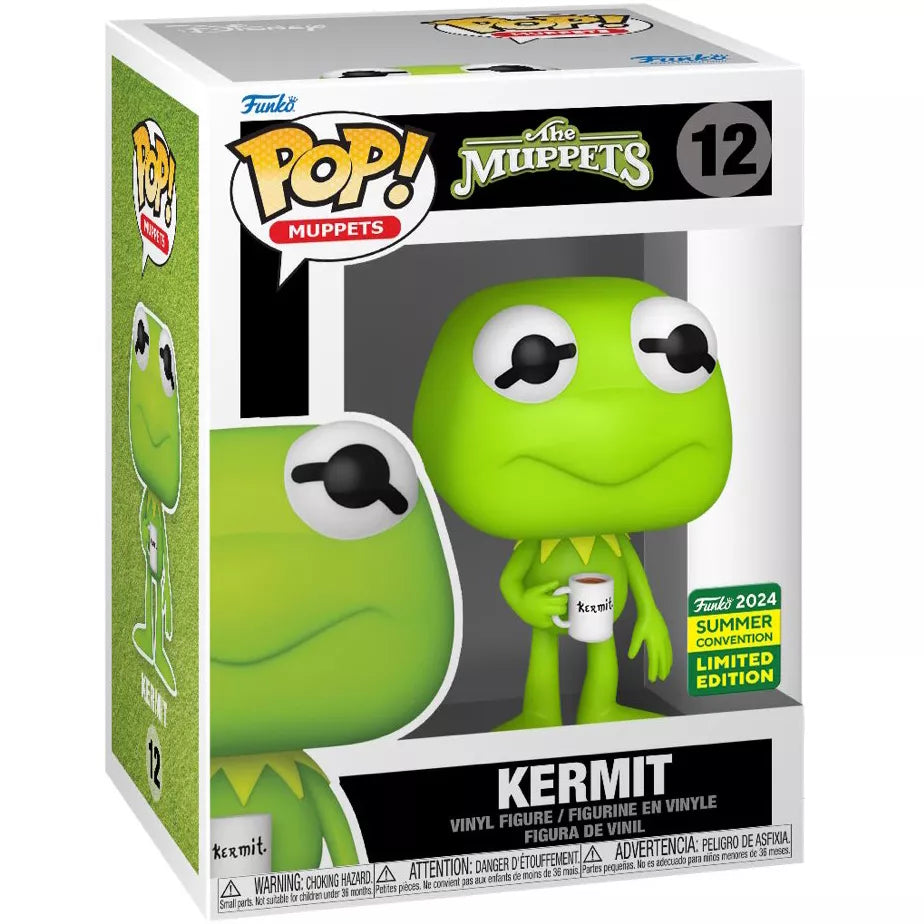 Funko Pop! The Muppets: Kermit (2024 Summer Convention) #12 light shelf wear